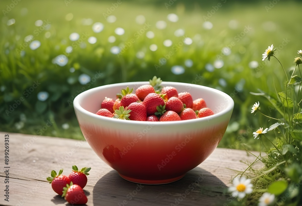 Freshly picked strawberries from the garden in a bowl. Close-up photo of the fruit. Freshly picked strawberries from the garden in a bowl. Close-up photo of the fruit.