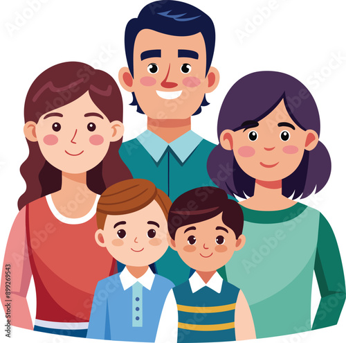 Colorful Family vector design for various uses