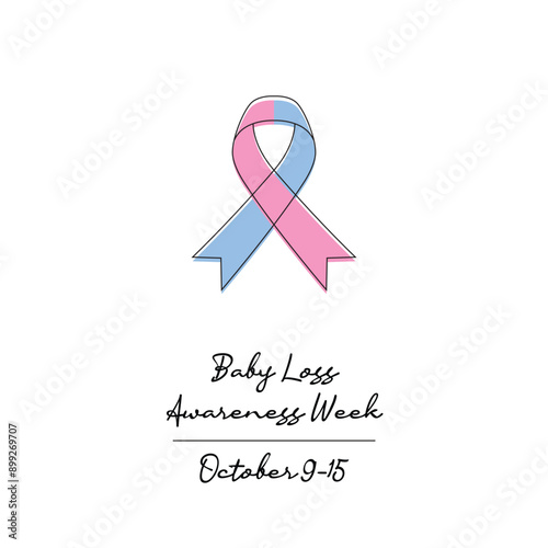 line art of Baby Loss Awareness Week good for Baby Loss Awareness Week celebrate. line art.