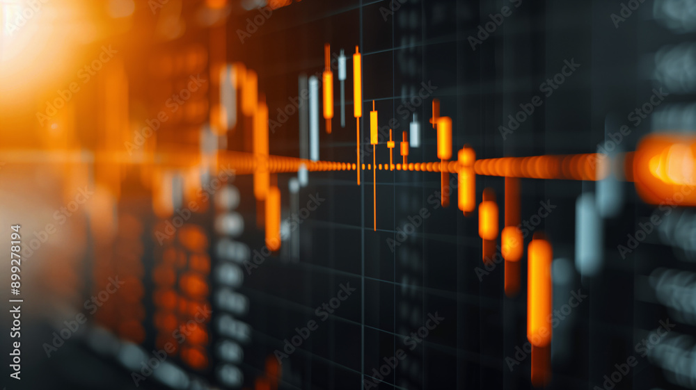 Candlestick Chart Stock Market Trading Analysis Background Candlestick Chart Stock Market Trading Analysis Background