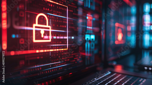 Wallpaper Mural A window on your computer asks for a password to open. A picture of a padlock and key shows that you need to enter the correct code to unlock the system. Torontodigital.ca