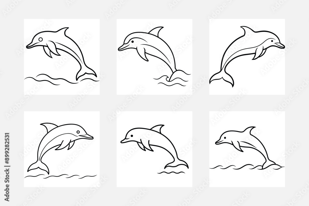 Dolphin Line Art Set to Spark Kids' Creativity
Dolphin Line Art Set to Spark Kids' Creativity