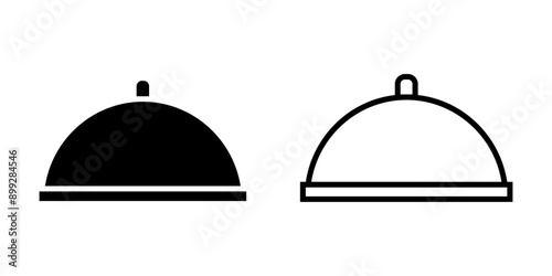 Room-service icon on white background