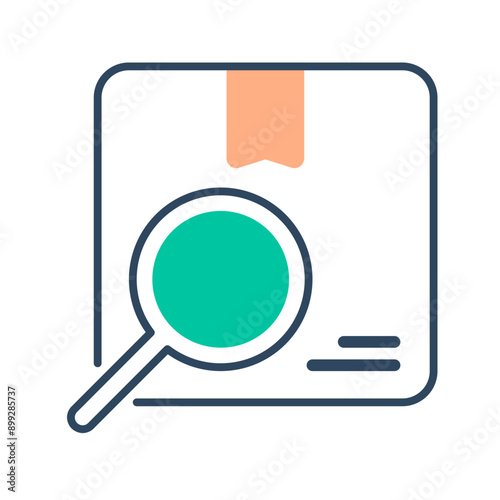 Package Tracking icon. Order tracking, Tracking, Search, Parcel, Delivery, order, Shipment, Track, Logistics. Vector icon illustration