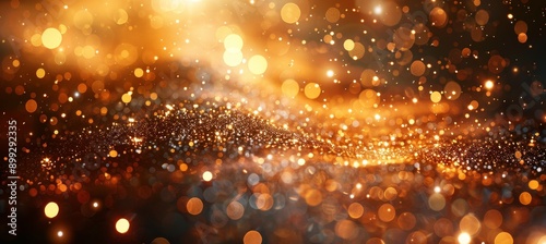 Gold Confetti Luxury Sparkling Confetti © DruZhi Art