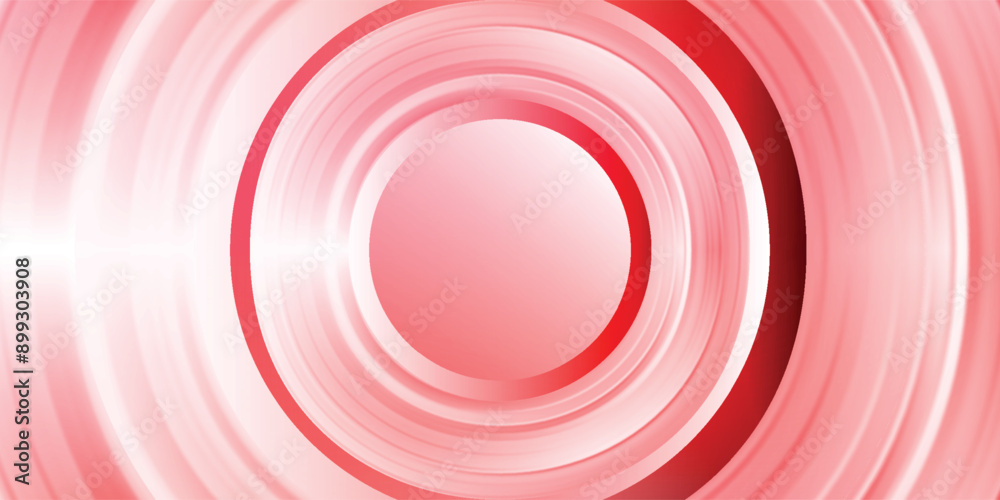Red concentric rings. Abstract vibrant background. Vector geometric illustration. Radial shapes. Minimal cover design. Minimalist broadcast style concept. Red concentric rings. Abstract vibrant background. Vector geometric illustration. Radial shapes. Minimal cover design. Minimalist broadcast style concept.