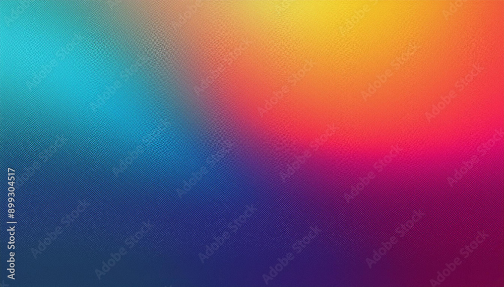 Obraz premium Grainy noisy background, abstract color gradient shape, vibrant glowing noise texture banner