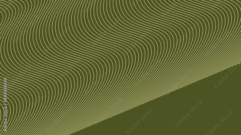 Obraz premium Green army abstract background with curve line for backdrop or presentation