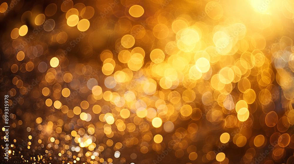 Abstract golden bokeh background. Merry Christmas background. Luxury abstract background with blurred lights and stars. Abstract golden bokeh background. Merry Christmas background. Luxury abstract background with blurred lights and stars.
