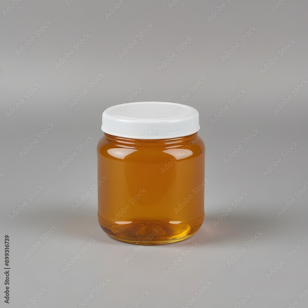 Honey Jar with White Lid Honey Jar with White Lid