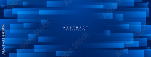 Modern abstract blue background. Shiny blue geometric shapes graphic design. Dynamic shapes composition. Technology digital futuristic concept. Vector illustration