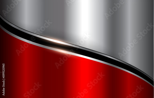 Silver red metal background with silver shiny texture.