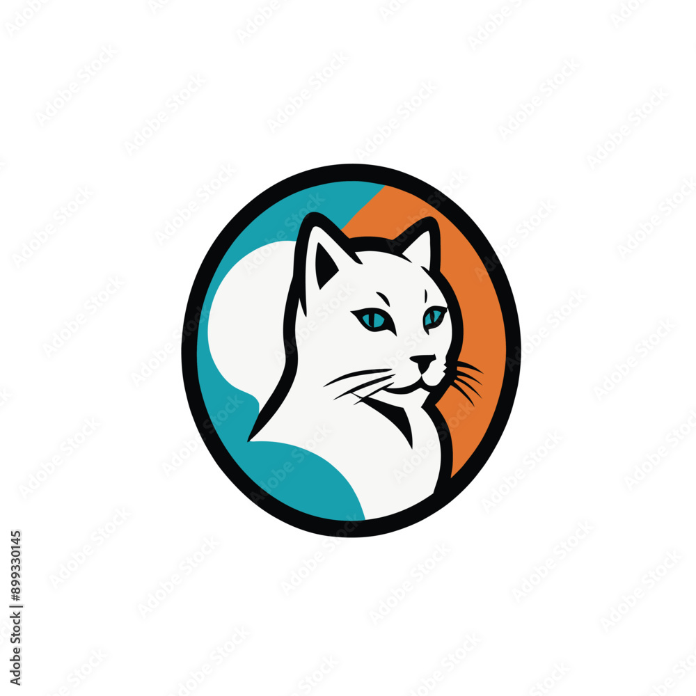 cat logo icon vector design white background cat logo icon vector design white background