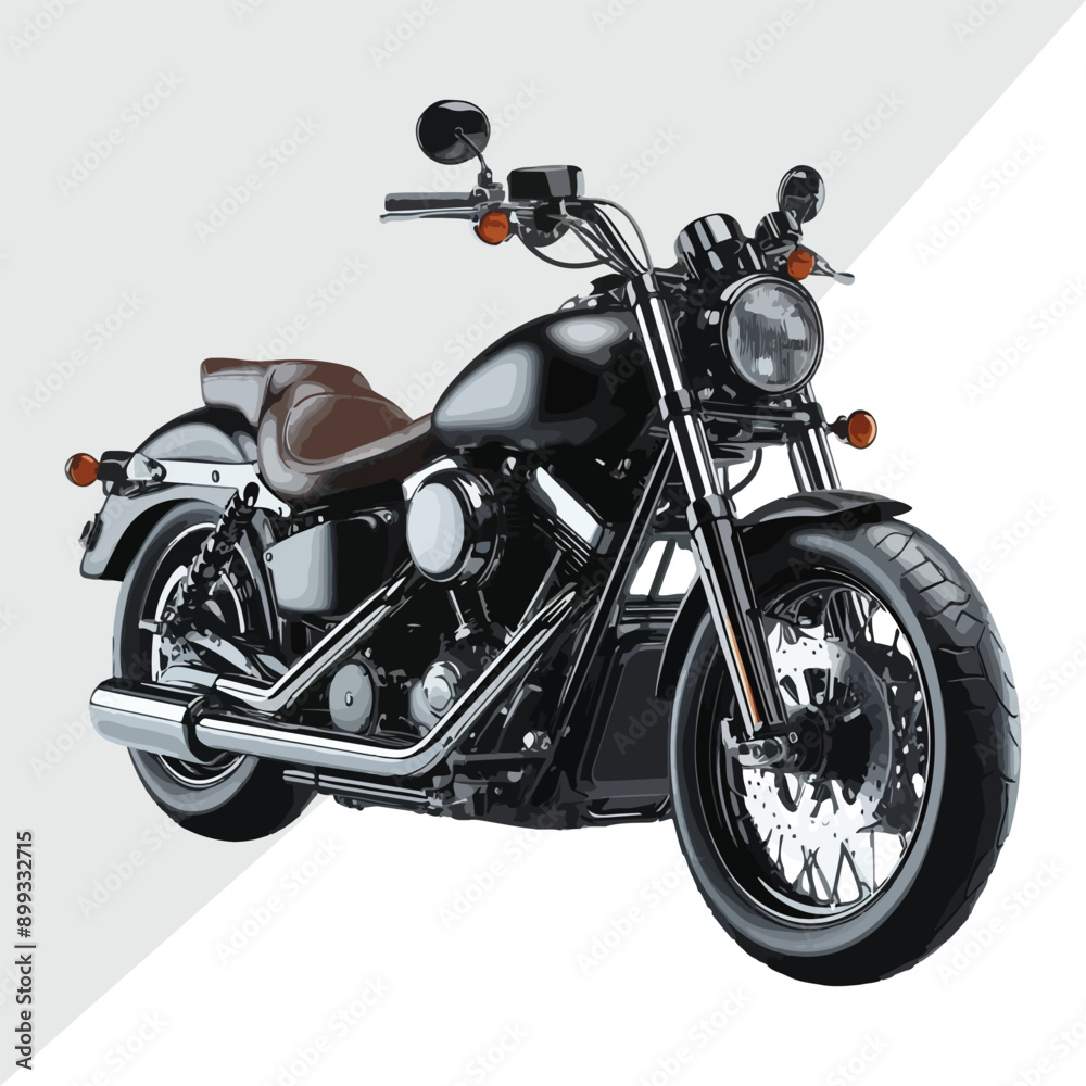 Naklejka premium Hand drawing style of motorcycle race cornering isolated in white background
