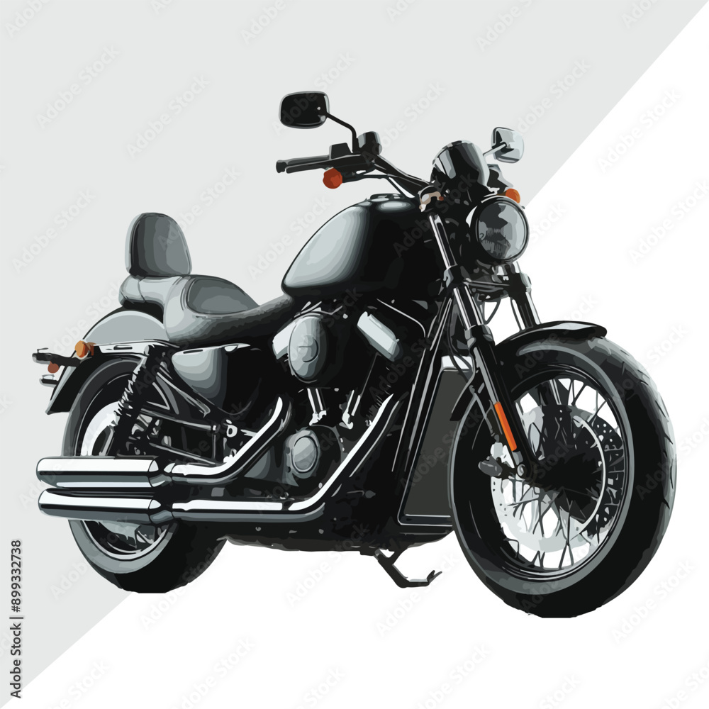 Naklejka premium Hand drawing style of motorcycle race cornering isolated in white background