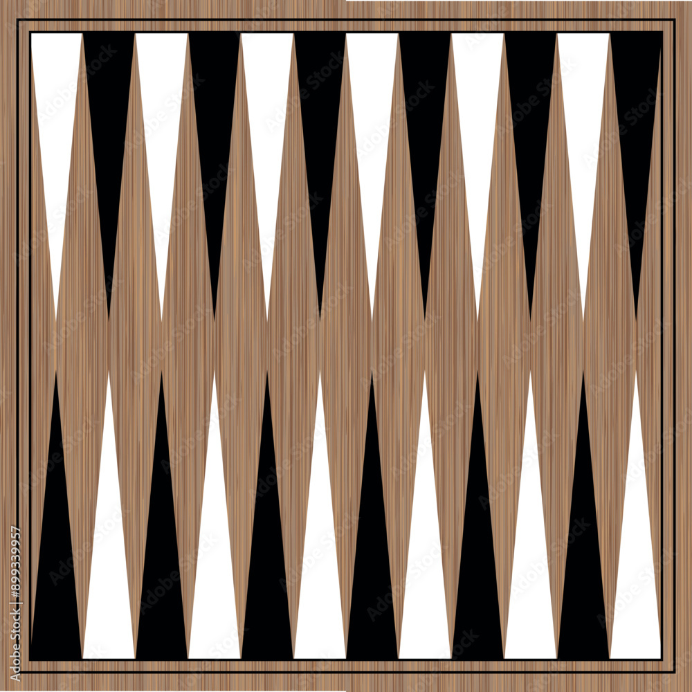 Foto Backgammon board wooden game table