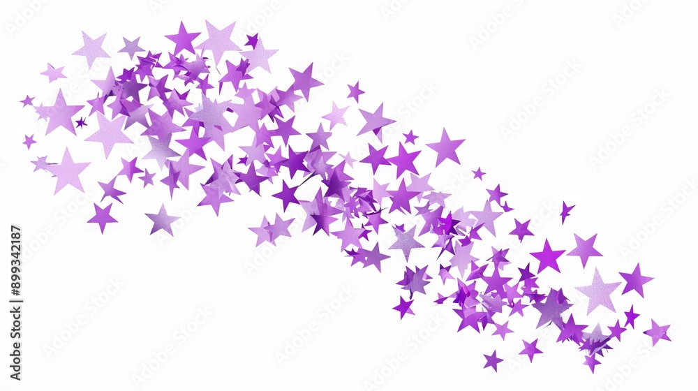Naklejka premium White background with lilac flowers , Festive design background