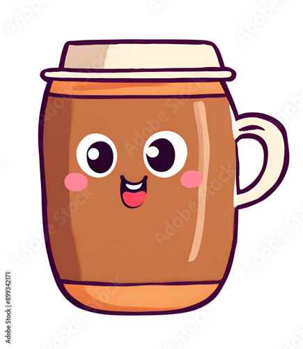 funny cartoon coffee cup 