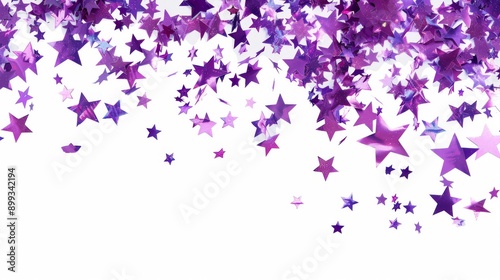 White background with lilac flowers , Festive design background