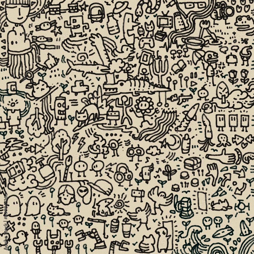 doodle background doodle background