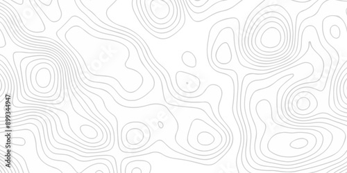  Abstract black and white topographic contours lines. Seamless pattern with lines White wave paper curved reliefs abstract background, Abstract topographic contours map background. 