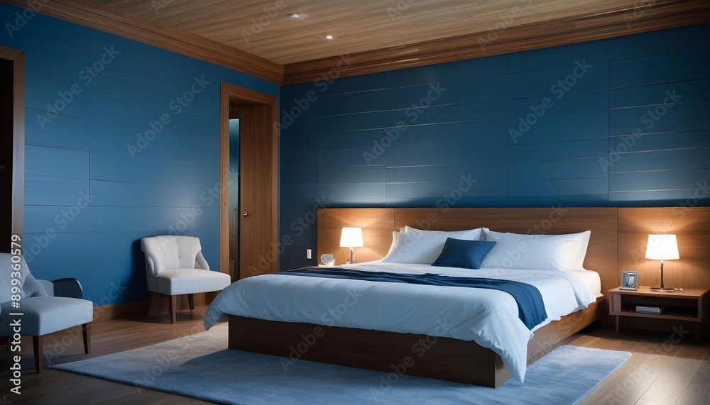Photo interior modern design room 3d illustration Photo interior modern design room 3d illustration