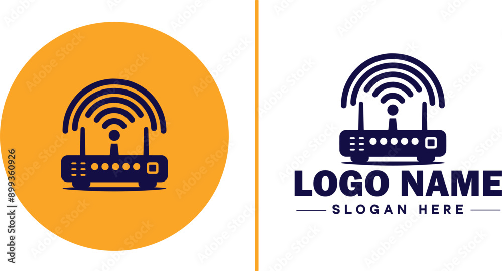 Wi-Fi Router icon Wireless router Wi-Fi access point Network router flat logo sign symbol editable vector Wi-Fi Router icon Wireless router Wi-Fi access point Network router flat logo sign symbol editable vector