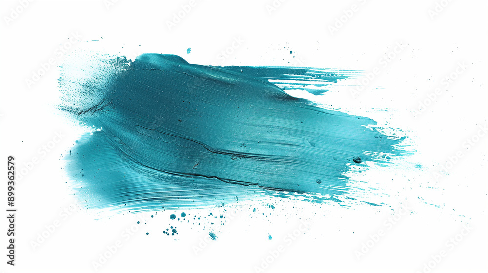 Turquoise brush stroke Turquoise brush stroke