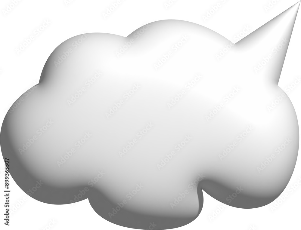 3d White Bubble Text Icon 3d White Bubble Text Icon