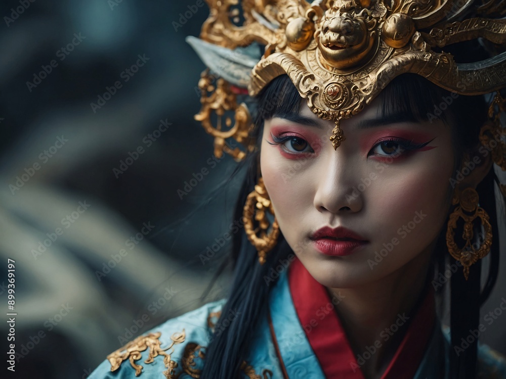 Oriental Fantasy Art with mythical element Oriental Fantasy Art with mythical element