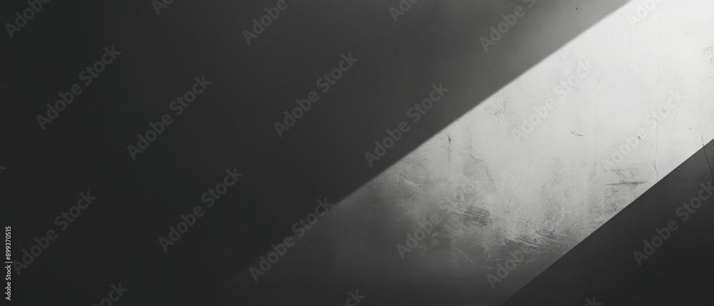 Grainy Black and White Photo of Light Beam on Dark Background, Mysterious Atmosphere with Subtle Textures Grainy Black and White Photo of Light Beam on Dark Background, Mysterious Atmosphere with Subtle Textures