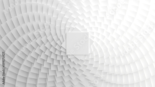 3D grayscale rendering of abstract structure. A simple, minimal, and modern or contemporary background or wallpaper. 3D rendering	
