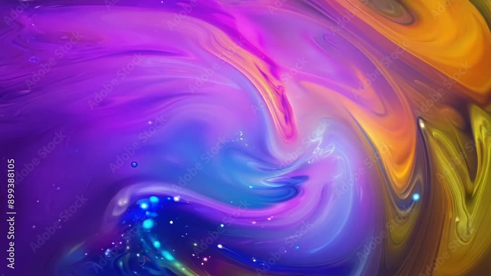A hypnotic blend of swirling colors reminiscent of a mystical and otherworldly realm. A hypnotic blend of swirling colors reminiscent of a mystical and otherworldly realm.