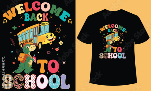 welcome back to school t-shirt design