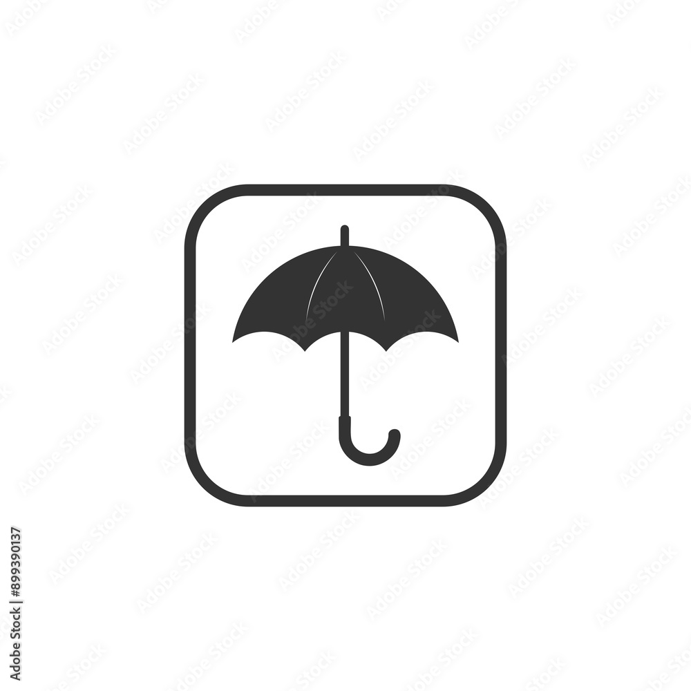 Umbrella icon isolated on transparent background Umbrella icon isolated on transparent background