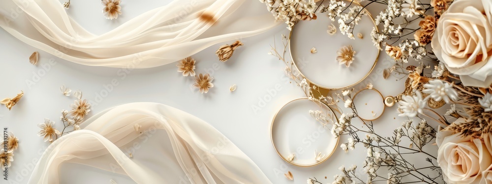 A tight shot of a white fabric adorned with flowers, with a pair of spectacles positioned in the frame's center A tight shot of a white fabric adorned with flowers, with a pair of spectacles positioned in the frame's center