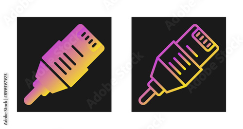 Ethernet Cable Vector Icon