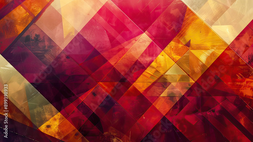 Geometric Opulent Abstract Background AI Generative