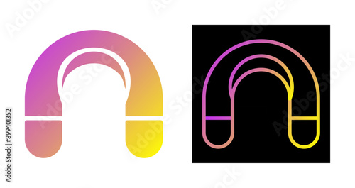 Inflatable pillow Vector Icon