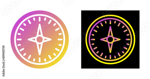 Free Download Compass Vector Icon - GFXLoad