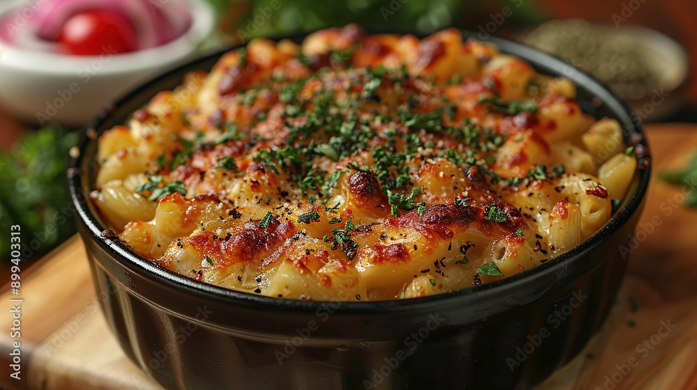 Close-up of a Delicious Mac and Cheese Dish Close-up of a Delicious Mac and Cheese Dish