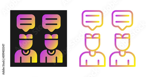 Business Analytics Consult Vector Icon