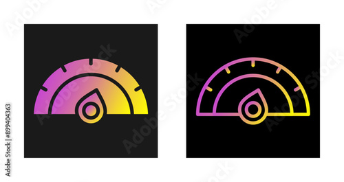 Credit Score Vector Icon