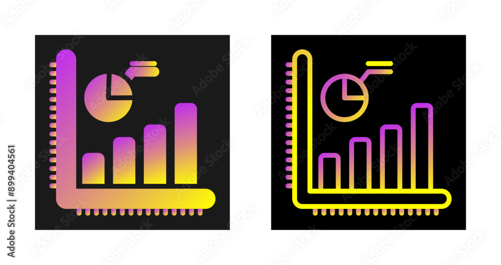 Graph Vector Icon Graph Vector Icon