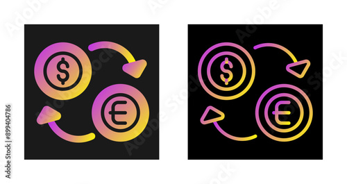 Currency Exchange Vector Icon