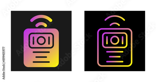  Wireless Intercom Vector Icon