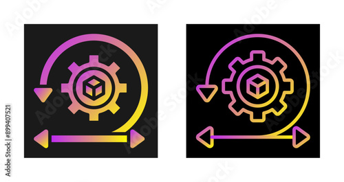 Iterative Design Vector Icon