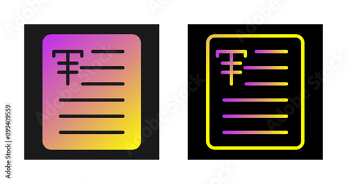 Document Strikethrough Vector Icon