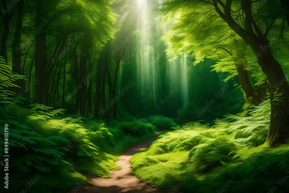 Fototapeta premium morning in the forest