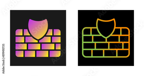 Firewall Vector Icon